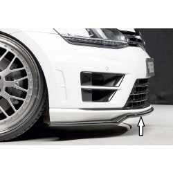 Rieger lipa pod přední nárazník pouze pro R / R-Line pro Volkswagen Golf 7 vč. R 3-dvéř., 5-dvéř. před faceliftem, 10/12-12/16, 12/13-12/16, plast ABS lakovaný do černé lesklé barvy