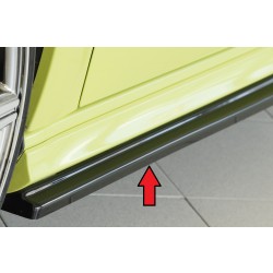 Rieger spoiler pod boční práh mont. strana levá pro Audi A3 8V 5-dvéř. (sportback 8VA) vč. faceliftu, 07/12-08/16, 09/16-, plast ABS lakovaný do černé lesklé barvy