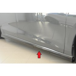 Rieger boční práh (XS) mont. strana pravá pro Volkswagen Golf 7 3-dvéř., 02/17-, plast ABS lakovaný do černé lesklé barvy