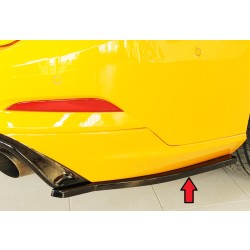 Rieger spoiler pod zadní nárazník na pravé straně pro Ford Focus 4 DEH 5-dvéř. (combi) r.v. 09/18-, plast ABS lakovaný do černé lesklé barvy