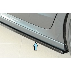 Rieger spoiler pod boční práh mont. strana levá pro Škoda Octavia NX combi, 11/19-, plast ABS lakovaný do černé lesklé barvy