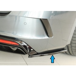Rieger spoiler pod zadní nárazník na pravé straně pro Škoda Octavia RS NX combi r.v. 07/20-, plast ABS lakovaný do černé lesklé barvy