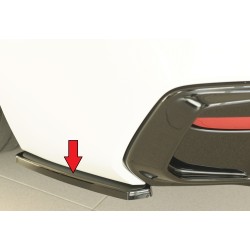 Rieger spoiler pod zadní nárazník na levé straně pro BMW řada 1 F21 sedan / 2-dvéř. r.v. 05/2015-, plast ABS lakovaný do černé lesklé barvy
