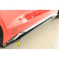 Rieger spoiler pod boční práh mont. strana pravá pro Audi A3 GY 5-dvéř. (sedan), 11/19-, plast ABS lakovaný do černé lesklé barvy