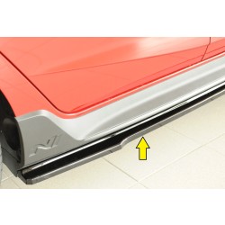 Rieger spoiler pod boční práh mont. strana pravá pro Hyundai i20 N BC3 5-dvéř. (hatchback), 04/21-, plast ABS lakovaný do černé lesklé barvy