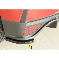 Rieger spoiler pod zadní nárazník na levé straně pro Hyundai i20 N BC3 5-dvéř. (hatchback) r.v. 04/21-, plast ABS lakovaný do černé lesklé barvy