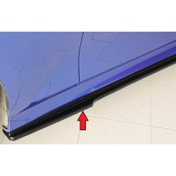 Rieger spoiler pod boční práh mont. strana levá pro BMW řada 3 G20 sedan, 03/19-, plast ABS lakovaný do černé lesklé barvy