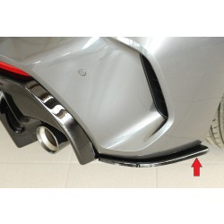 Rieger spoiler pod zadní nárazník na pravé straně pro BMW řada 1 F40 hatchback / 4-dr. r.v. 07/19-, plast ABS lakovaný do černé lesklé barvy