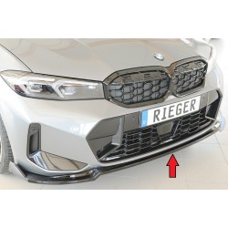 Rieger lipa pod přední nárazník pro BMW řada 3 G21 touring, 07/22-, plast ABS lakovaný do černé lesklé barvy
