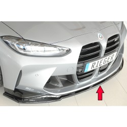 Rieger lipa pod přední nárazník pro BMW řada 3 G81 M3 touring, 07/22-, plast ABS lakovaný do černé lesklé barvy