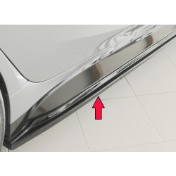 Rieger spoiler pod boční práh mont. strana pravá pro BMW Řada 3 G80 M3 CS G34MKS sedan, 01/23-, plast ABS lakovaný do černé lesklé barvy