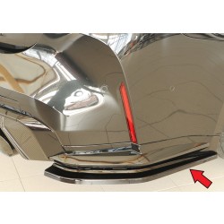 Rieger spoiler pod zadní nárazník na pravé straně pro BMW Řada 4 G82 M4 CSL G34MKS kupé r.v. 07/22-, plast ABS lakovaný do černé lesklé barvy