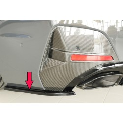 Rieger spoiler pod zadní nárazník na levé straně pro BMW i4 G26 G4C gran coupe (5-dvéř.) r.v. 11/21-, plast ABS lakovaný do černé lesklé barvy
