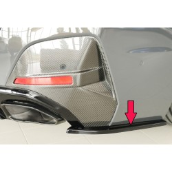 Rieger spoiler pod zadní nárazník na pravé straně pro BMW i4 G26 G4C gran coupe (5-dvéř.) r.v. 11/21-, plast ABS lakovaný do černé lesklé barvy