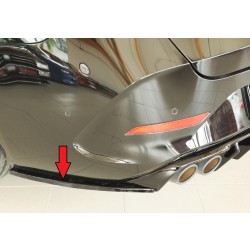 Rieger spoiler pod zadní nárazník na levé straně pro Seat Leon KL 5-dvéř. (ST/sportstourer) r.v. 09/20-, plast ABS lakovaný do černé lesklé barvy