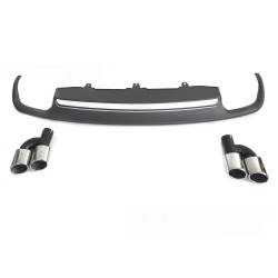 Audi A6 C7 2011-2014 - difuzor zadního nárazníku SPORT S STYLE silver