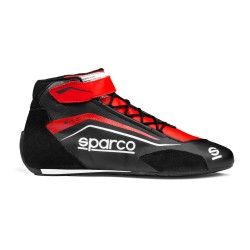 Závodní boty Sparco SKID, s homologací FIA, barva: černo-červená