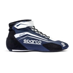 Závodní boty Sparco SKID, s homologací FIA, barva: modro-bílá