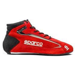 Závodní boty Sparco SLALOM+, s homologací FIA, barva: červená