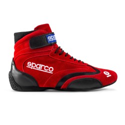 Závodní boty Sparco Top s homologací FIA, barva: červená